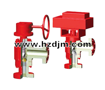 Orifice plate throttle valve